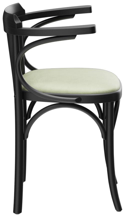 Abbildung Armlehnstuhl Greta Seitenansicht