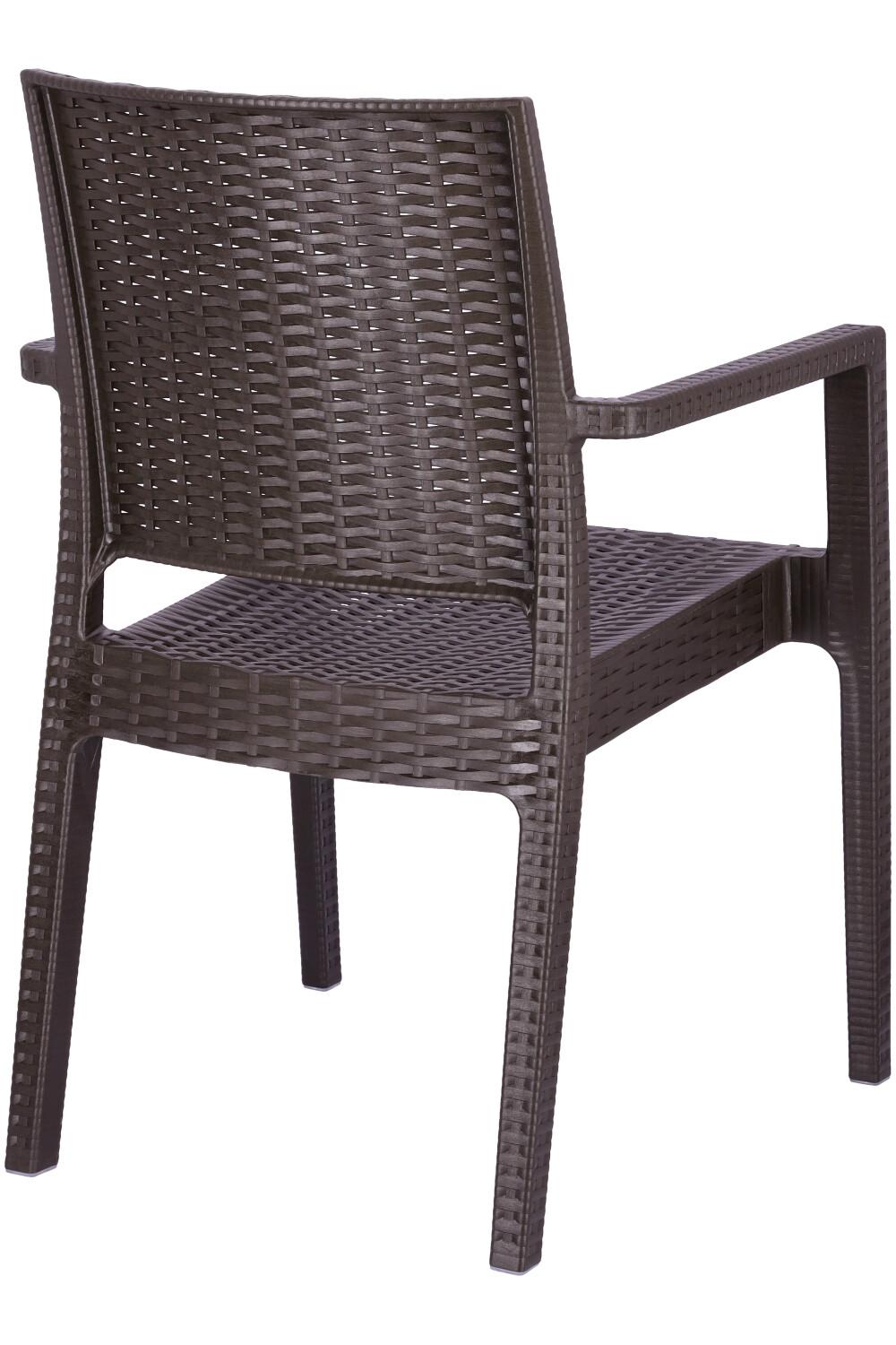 Abbildung Chaise à accoudoirs Erik Schrägansicht