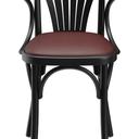 Abbildung Chaise à accoudoirs Greta Vorderansicht