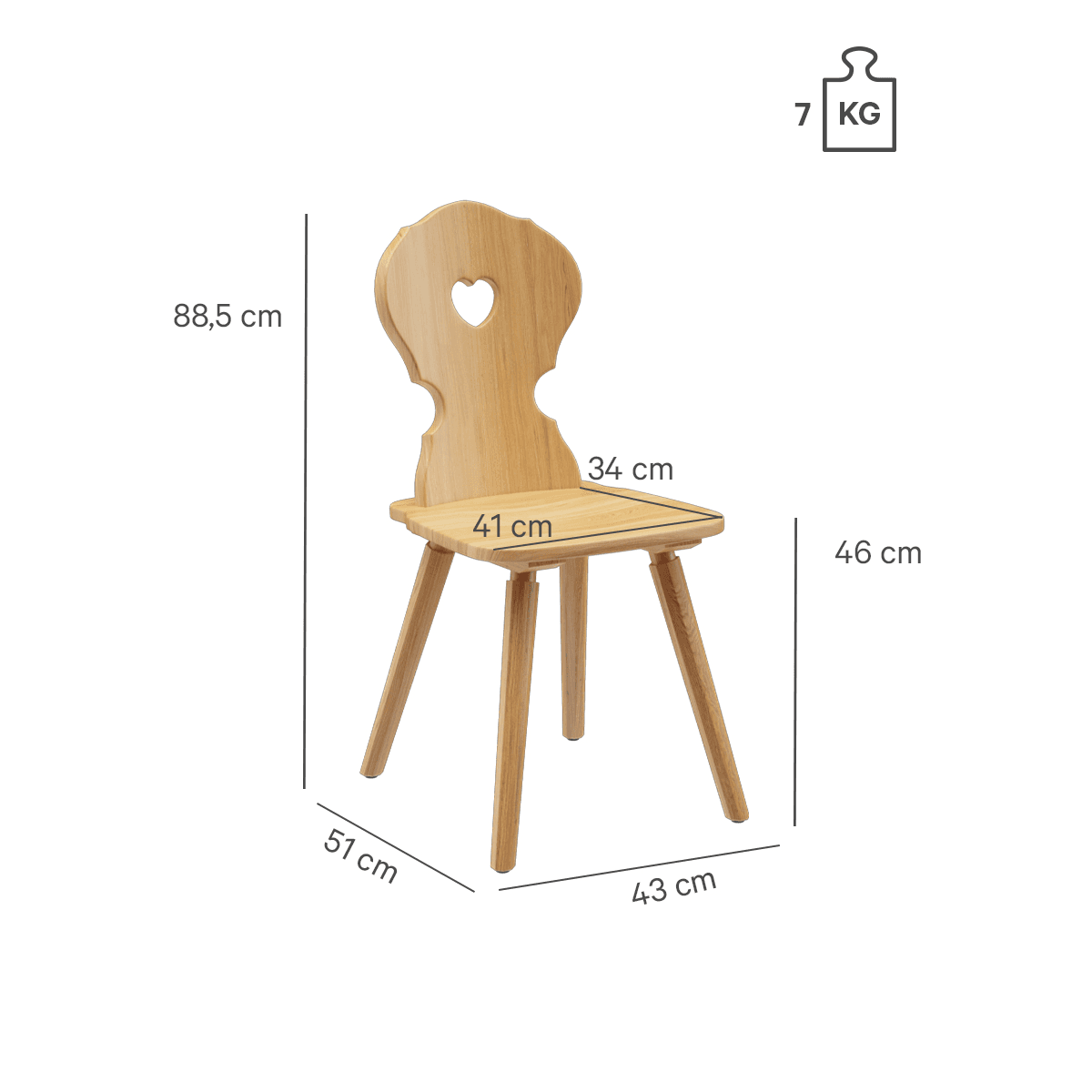 Abbildung chair Heidy
