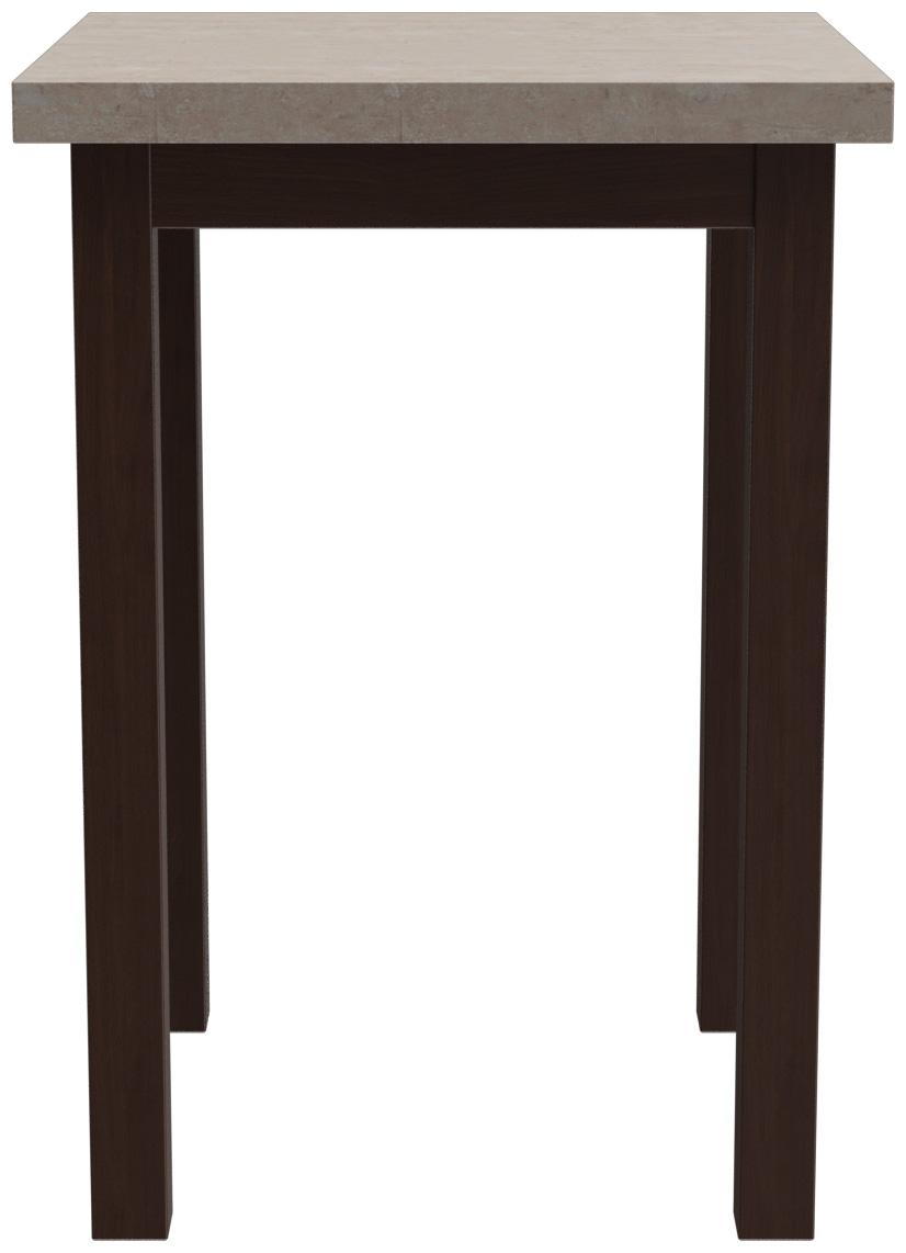 Abbildung halbhoher Tisch Dunia Rückansicht