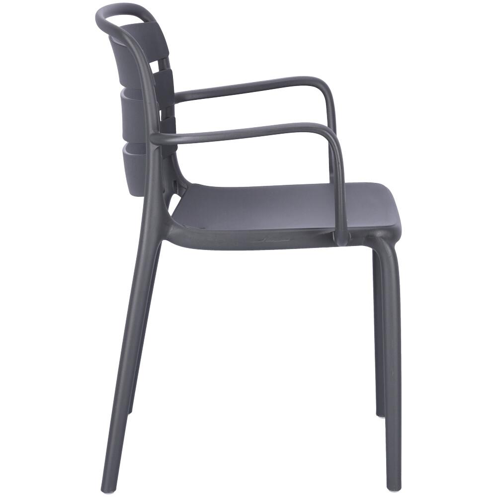 Abbildung Chaise à accoudoirs Evalo Seitenansicht