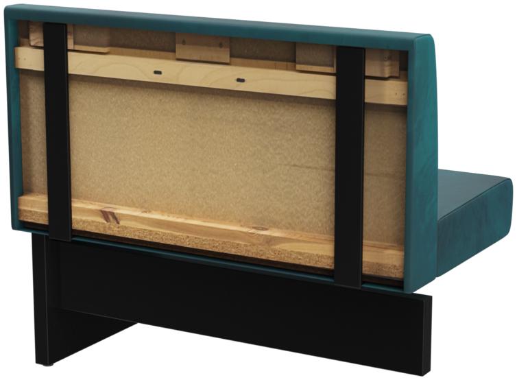 Abbildung Extension/End element 100 cm H-Line Schrägansicht