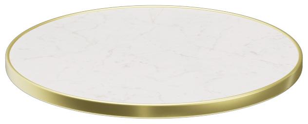 Abbildung Tischplatte Easy Gold Vorderansicht