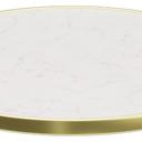 Abbildung Plateau de table Easy Gold Halla Vorderansicht