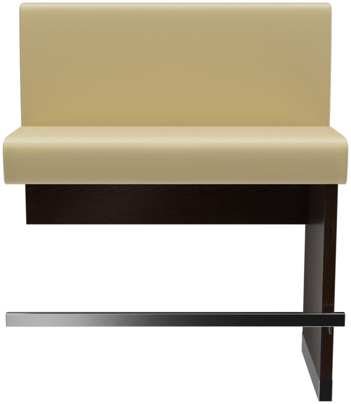 Abbildung Extension/End element 100 cm H-Line Vorderansicht