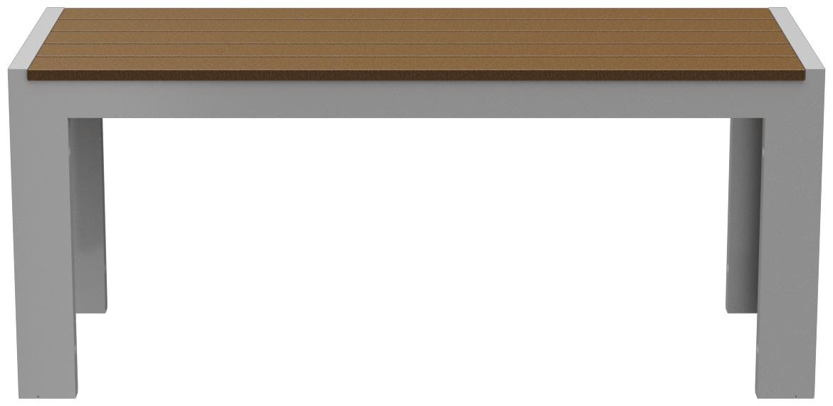 Abbildung 2-Sitzer-Bank Risa Vorderansicht