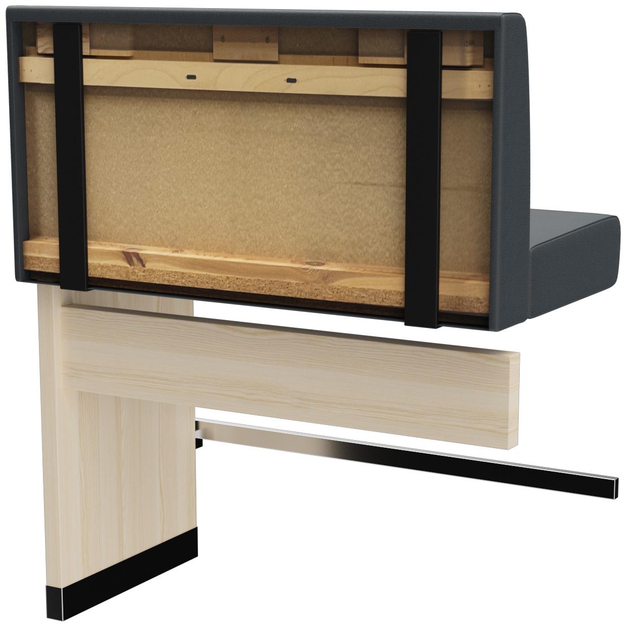 Abbildung Anbau-/Abschlusselement 100 cm H-Line Schrägansicht