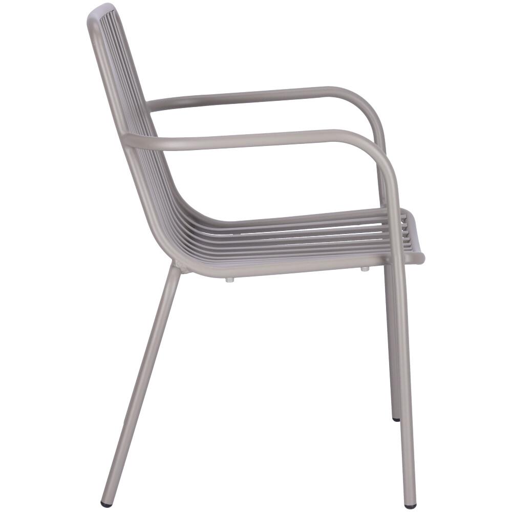 Abbildung Chaise à accoudoirs Helia Seitenansicht