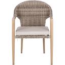 Abbildung Chaise à accoudoirs Maveno Vorderansicht