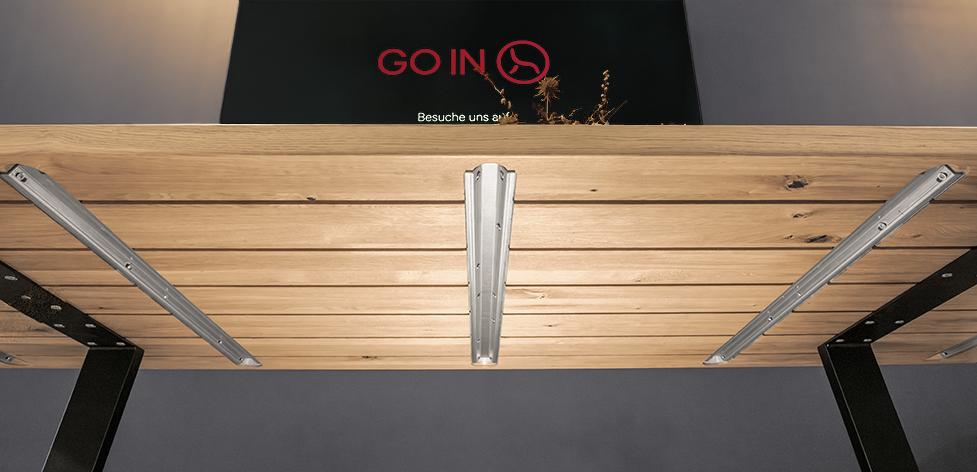 Abbildung Esstisch Rodrik Detailansicht