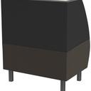 Abbildung Abschlusselement links D-Line Schrägansicht