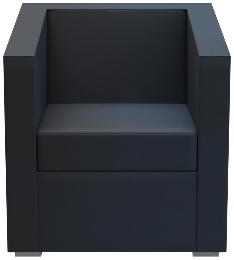 Abbildung Sessel Charly Vorderansicht