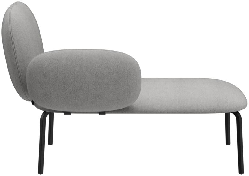 Abbildung Right-hand chaise longue Liberty Rückansicht