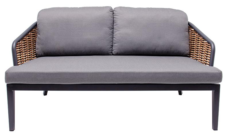 Abbildung 2-Sitzer-Element Somaro Vorderansicht