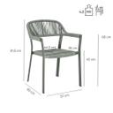 Abbildung Chaise à accoudoirs Milora
