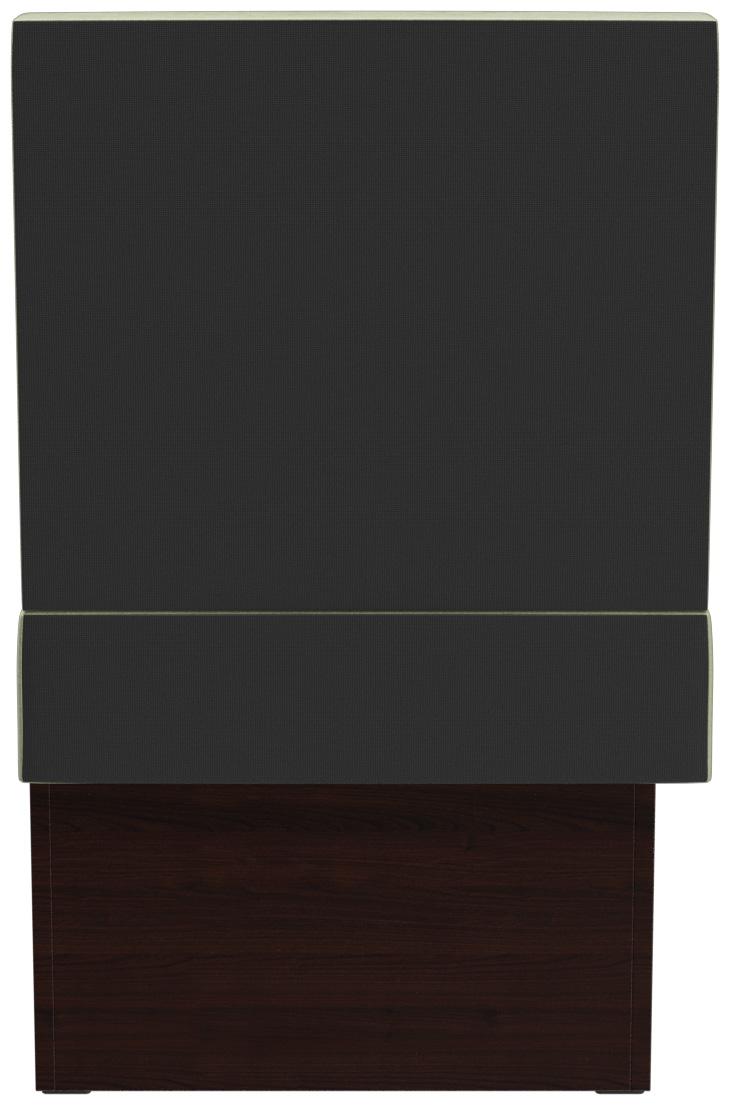 Abbildung Afsluitend element links 60cm Anett Rückansicht