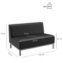 Abbildung 2-Sitzer-Element Chilly