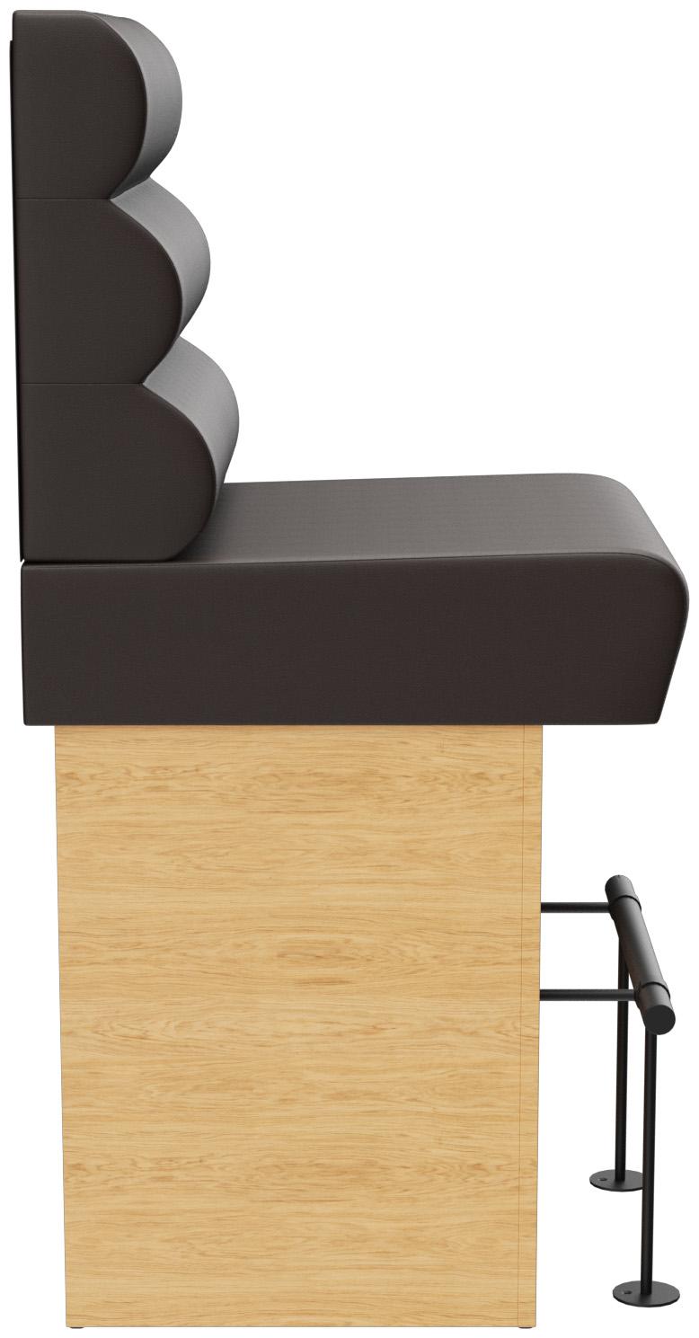 Abbildung Abschlusselement rechts 60cm Ripple Seitenansicht