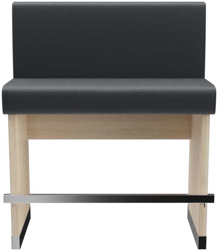 Abbildung Single/base element 100 cm H-Line Vorderansicht
