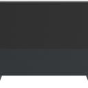 Abbildung Einzelelement 120 cm D-Line Rückansicht