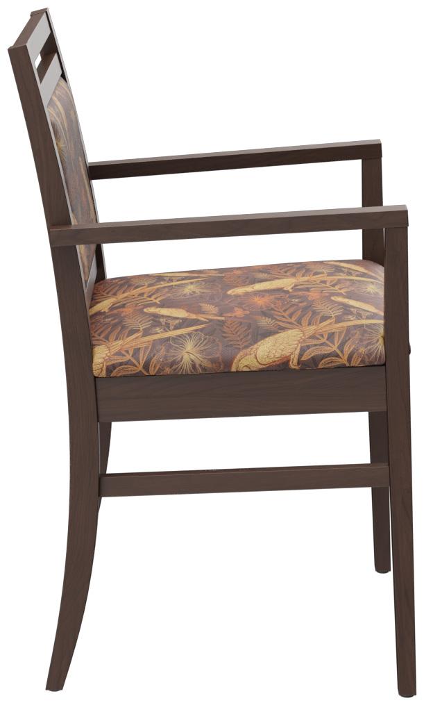 Abbildung Chaise à accoudoirs Liah Seitenansicht