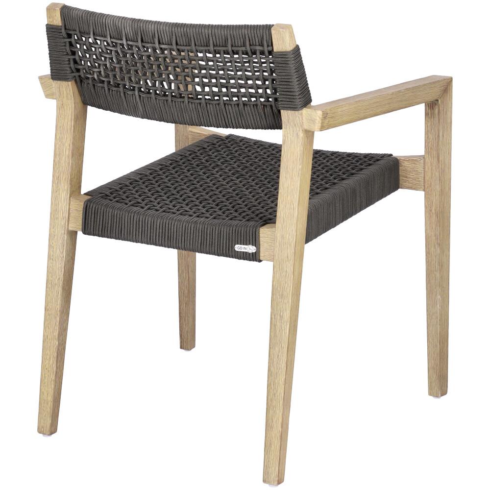 Abbildung Chaise à accoudoirs Vadim Schrägansicht