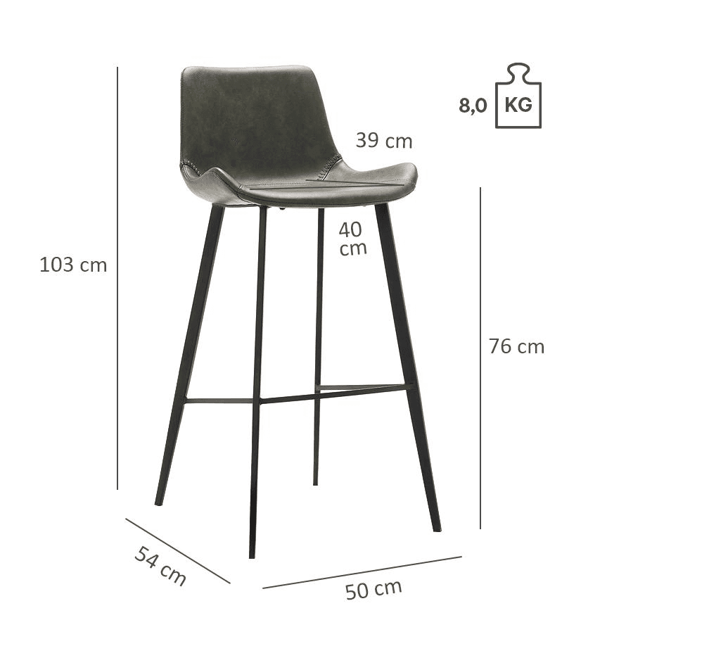 Abbildung Tabouret de bar Segon