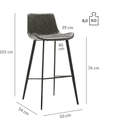 Abbildung Tabouret de bar Segon