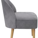 Abbildung Armchair dining table height Cliff Seitenansicht