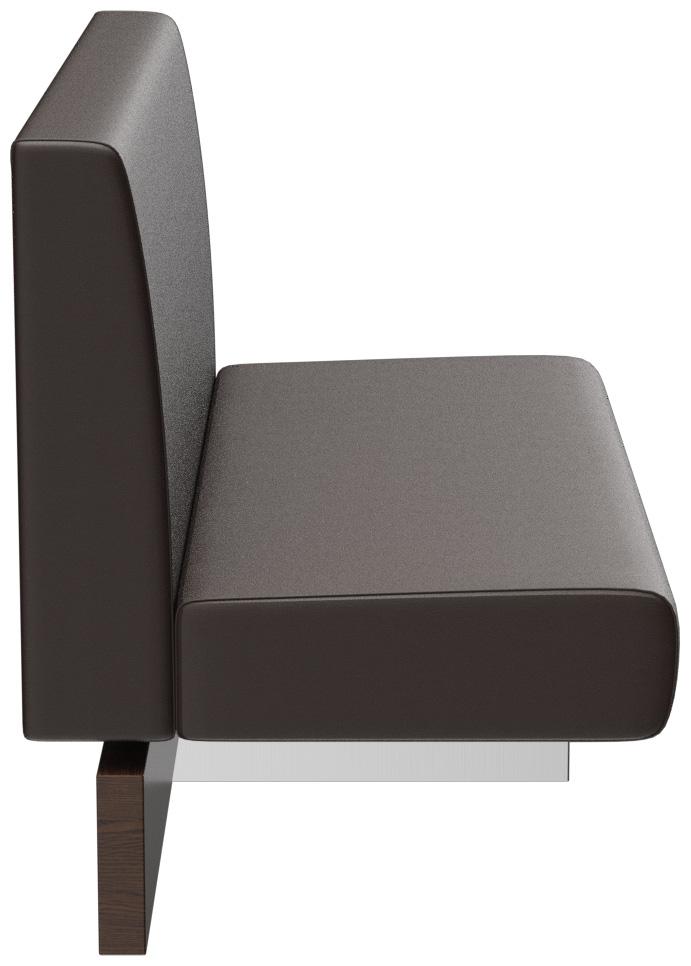 Abbildung Anbau-/Abschlusselement 100 cm H-Line Seitenansicht