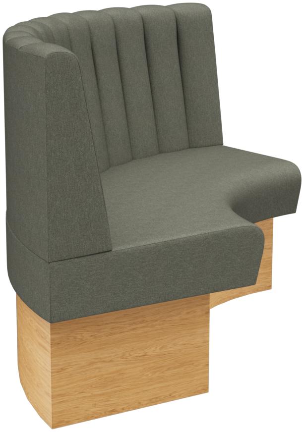 Left-hand rounded end panel Felipa