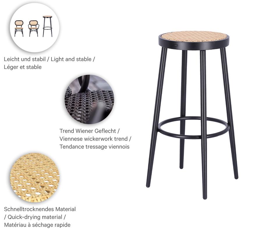 Abbildung Tabouret de bar Madalina