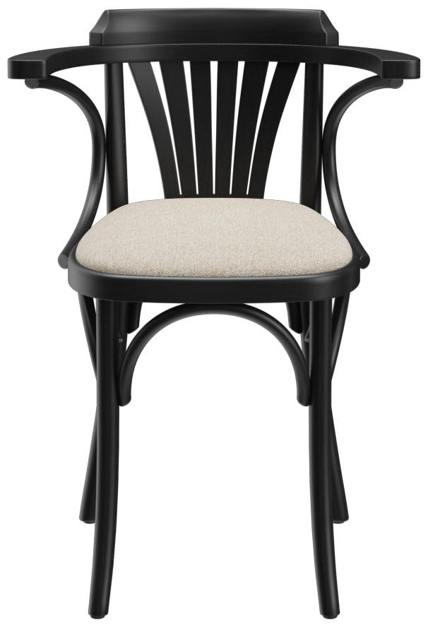 Abbildung Chaise à accoudoirs Greta Vorderansicht