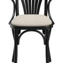 Abbildung Chaise à accoudoirs Greta Vorderansicht