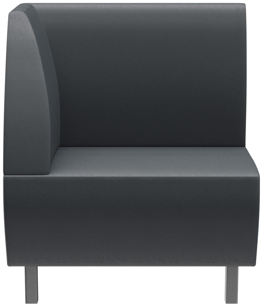 Abbildung Abschlusselement links D-Line Vorderansicht