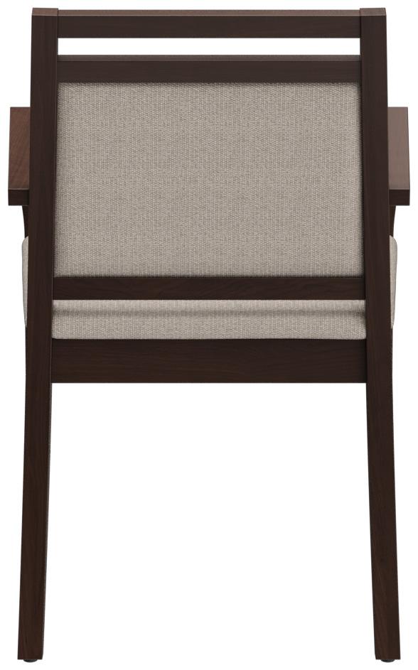 Abbildung Chaise à accoudoirs Liah Rückansicht