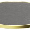 Abbildung Tischplatte Easy Gold Seitenansicht