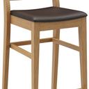 Abbildung halbhoher Hocker Quin Schrägansicht