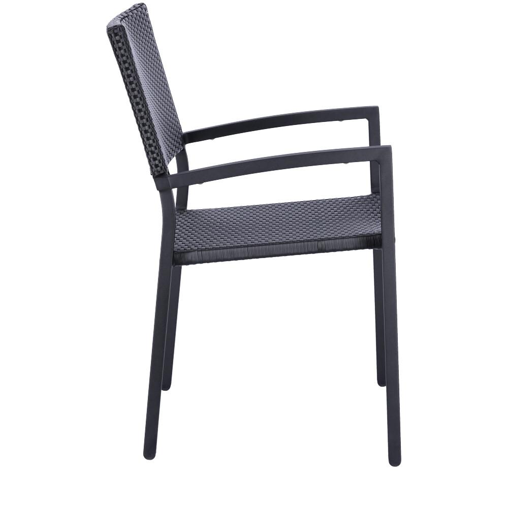 Abbildung Chaise à accoudoirs Tom Seitenansicht