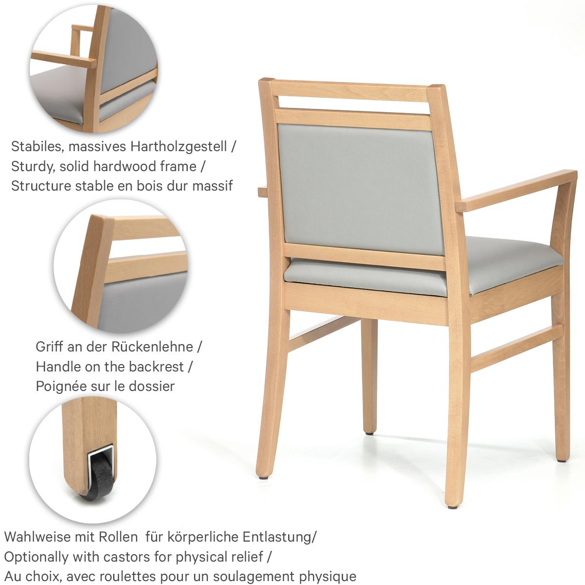 Abbildung Chaise à accoudoirs Liah