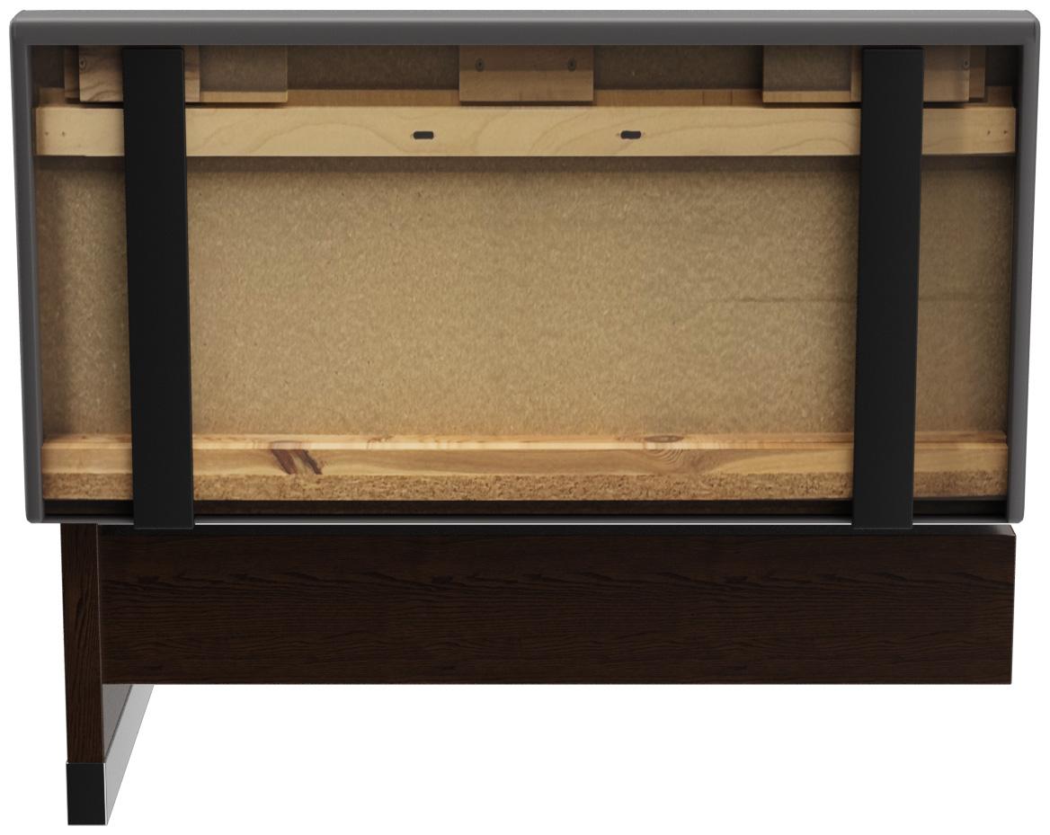 Abbildung Anbau-/Abschlusselement 100 cm H-Line Rückansicht