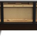 Abbildung Anbau-/Abschlusselement 100 cm H-Line Rückansicht