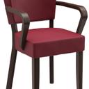 Abbildung Chaise à accoudoirs Damara Schrägansicht