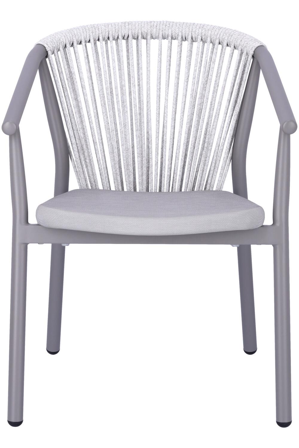 Abbildung Chaise à accoudoirs Zaki Vorderansicht