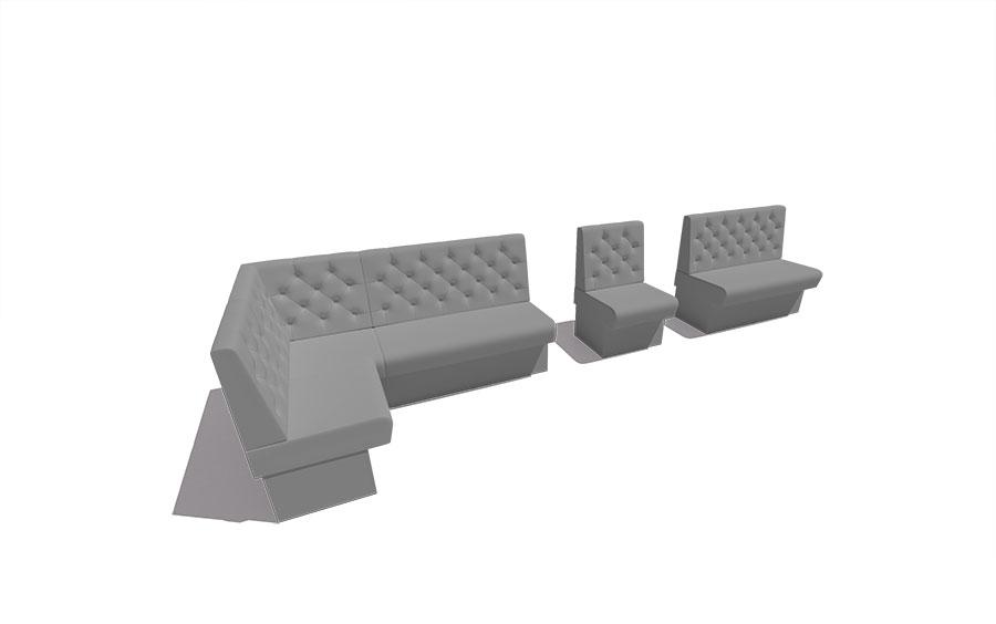 Abbildung right-hand closing element 120cm Hester Ambiente