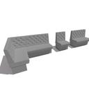 Abbildung right-hand closing element 120cm Hester Ambiente