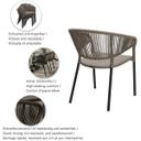 Abbildung Chaise à accoudoirs Maruba