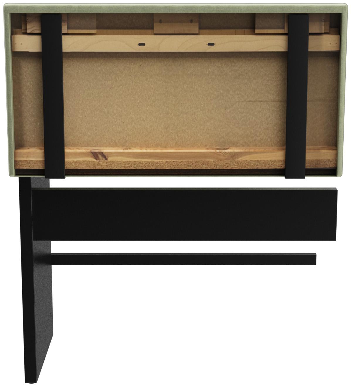 Abbildung Anbau-/Abschlusselement 100 cm H-Line Rückansicht