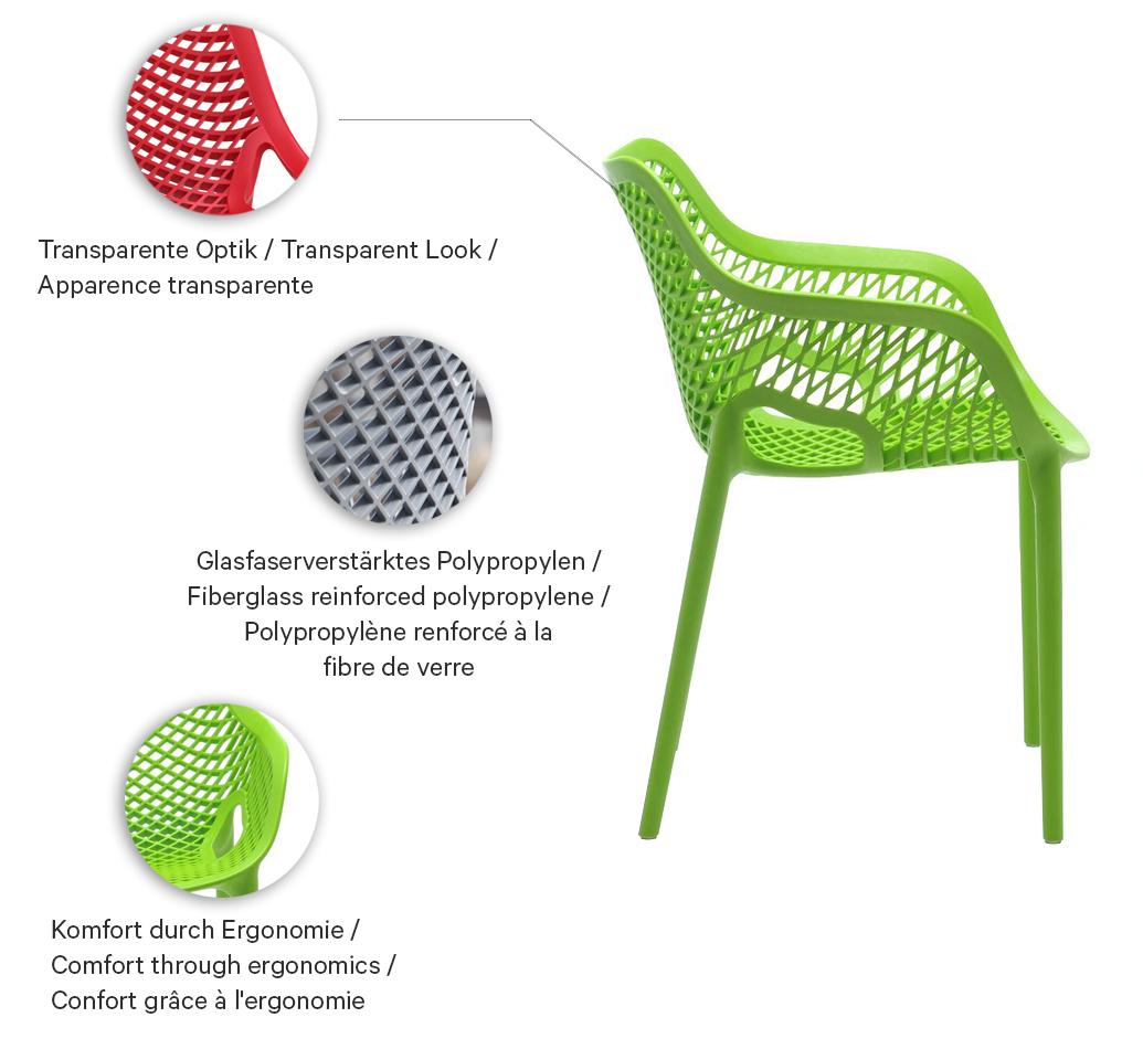 Abbildung Chaise à accoudoirs Emilia
